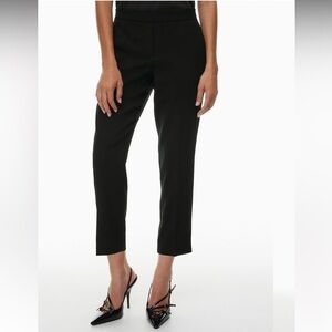 Aritzia Babaton Conan Black Cropped Pant with Ankle Length Size XS Business Pant